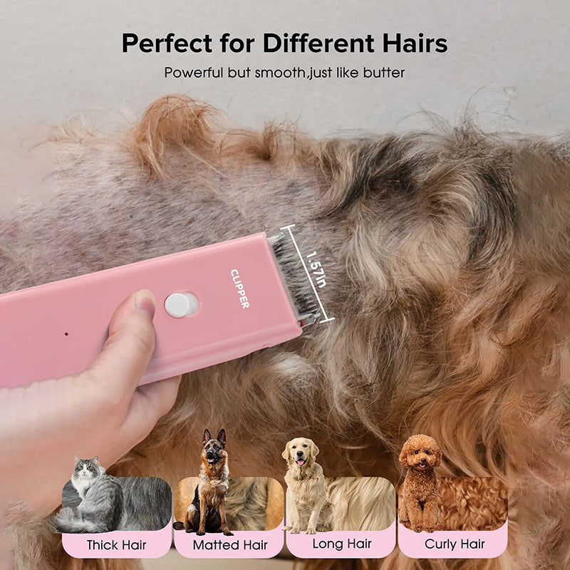 📢📢40% OFF !! ⏰Quiet Cordless Pet Hair Clipper