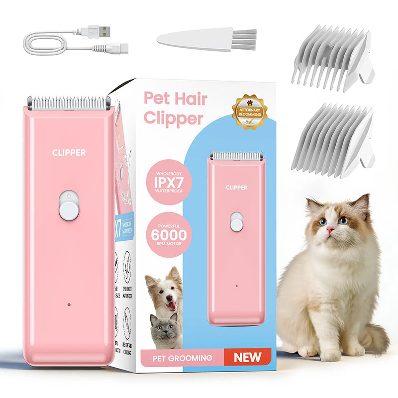 📢📢40% OFF !! ⏰Quiet Cordless Pet Hair Clipper