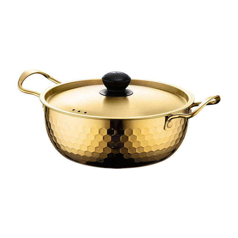 📢📢50% OFF !! ⏰Thickened Stainless Steel Hammered Pot