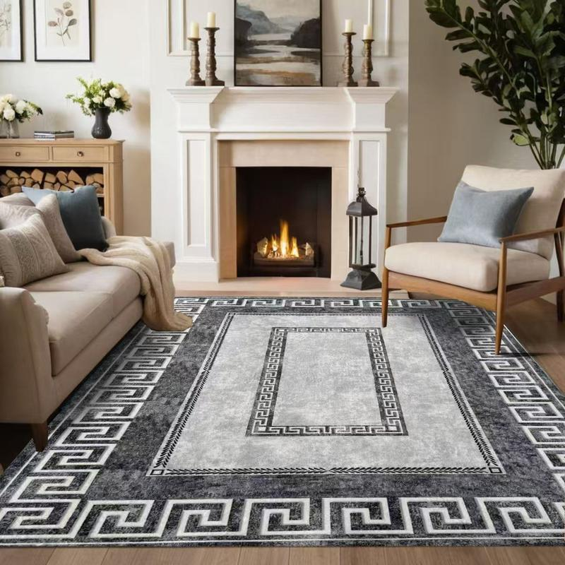 📢📢40% OFF !! ⏰Non-Slip Low Pile Area Rug