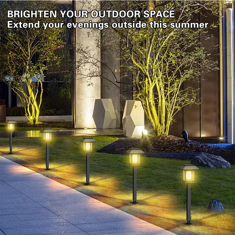 📢📢50% OFF !! ⏰Outdoor Waterproof Solar Pathway Light - 2 Pack/Set