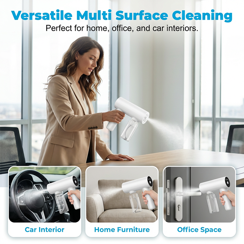 📢📢50% OFF !! ⏰Cordless Nano Atomizer Disinfectant Sprayer Gun