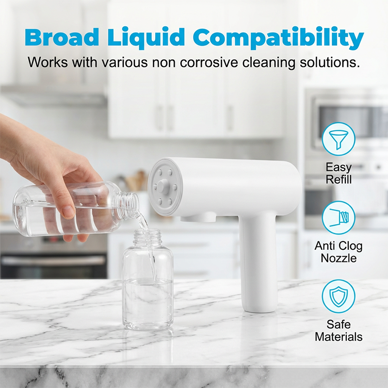 📢📢50% OFF !! ⏰Cordless Nano Atomizer Disinfectant Sprayer Gun