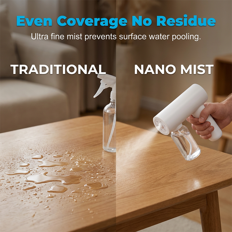 📢📢50% OFF !! ⏰Cordless Nano Atomizer Disinfectant Sprayer Gun