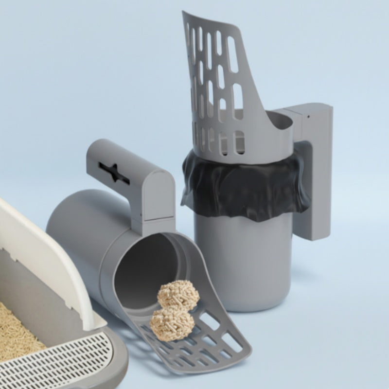 📢📢50% OFF !! ⏰Cat Litter Scoop with Trash Can