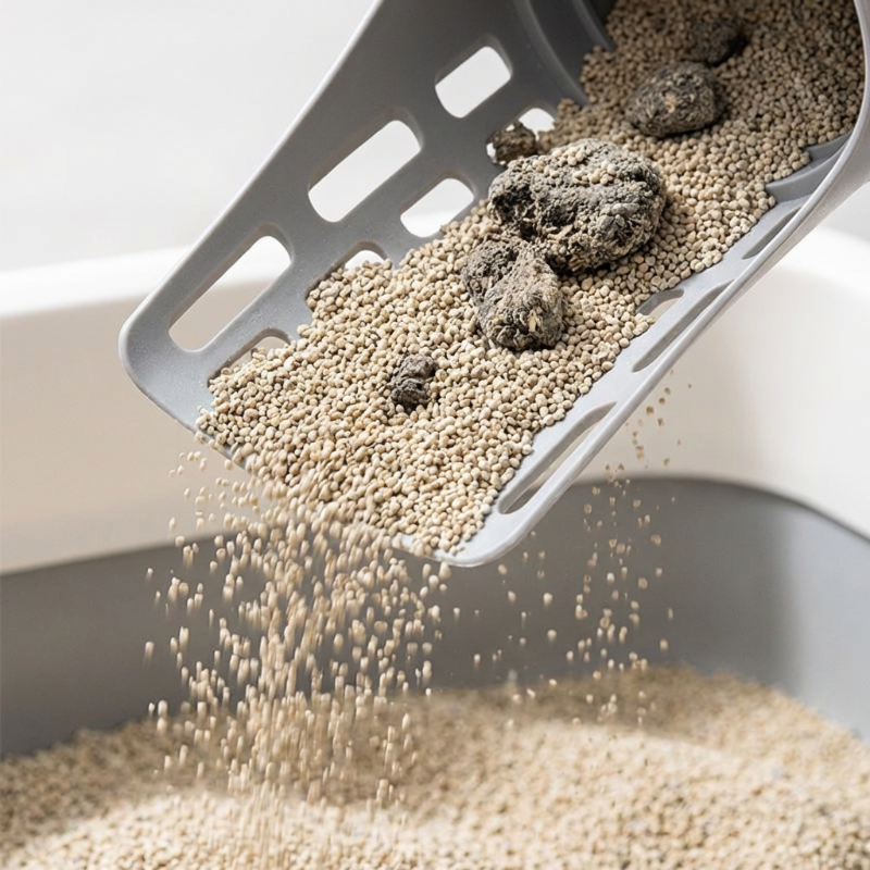 📢📢50% OFF !! ⏰Cat Litter Scoop with Trash Can