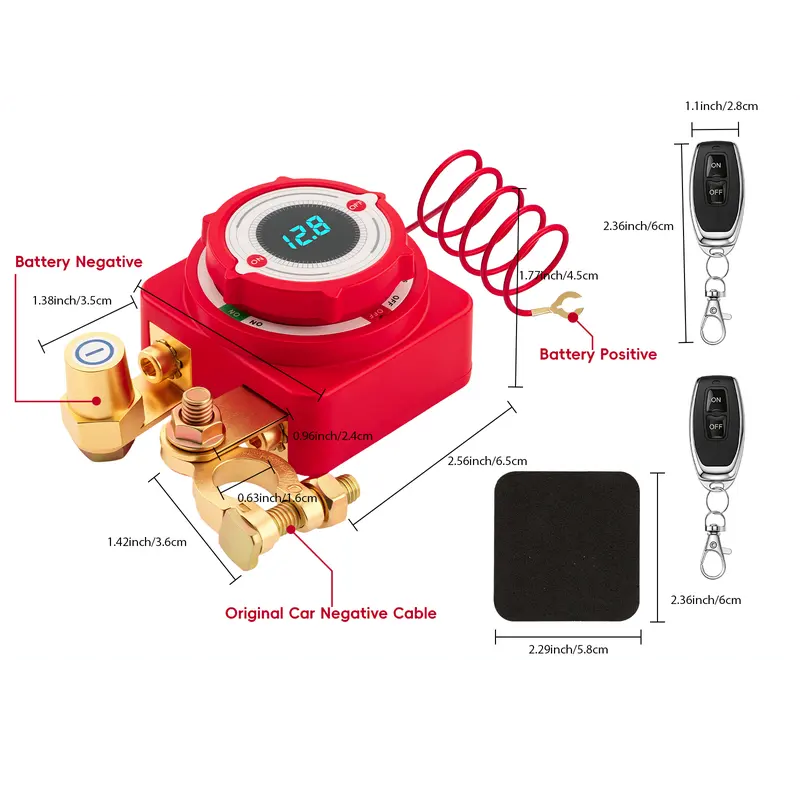 📢📢40% OFF !! ⏰12V/24V Automotive Battery Cut-off Relay Switch