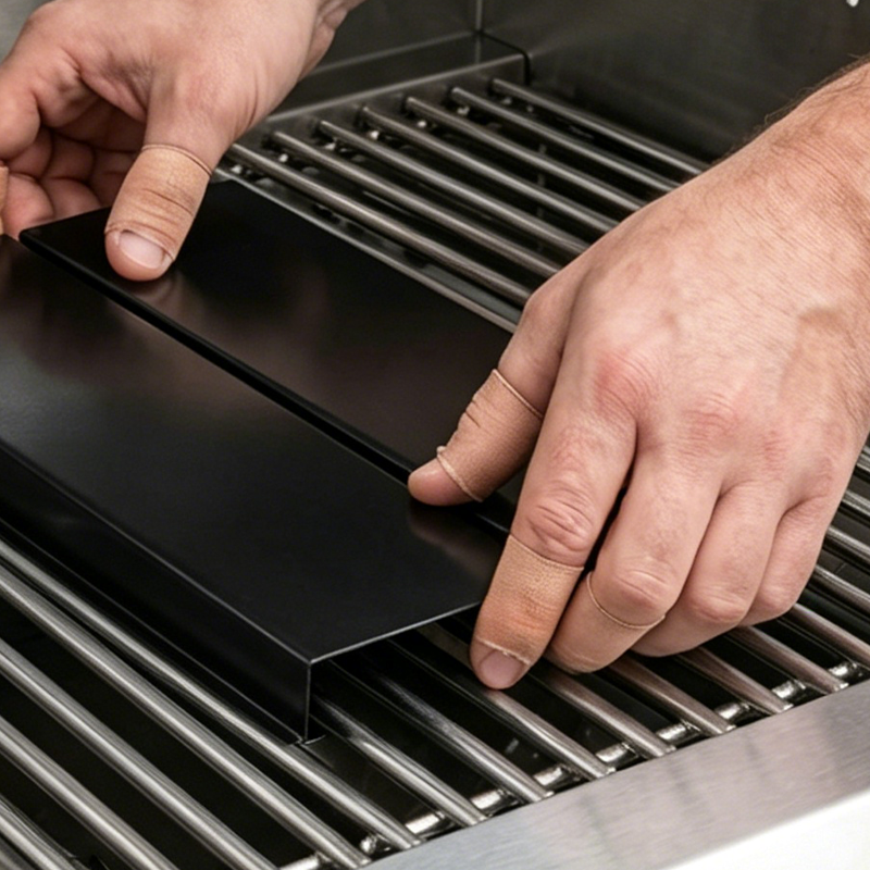 📢📢50% OFF !! ⏰Adjustable Porcelain Steel Grill Heat Plate