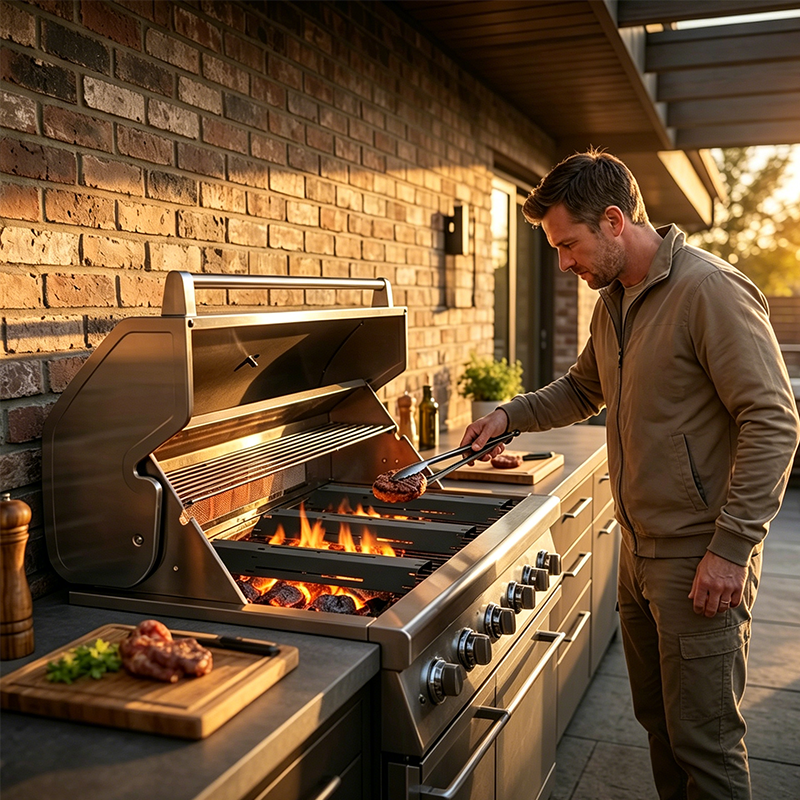 📢📢50% OFF !! ⏰Adjustable Porcelain Steel Grill Heat Plate