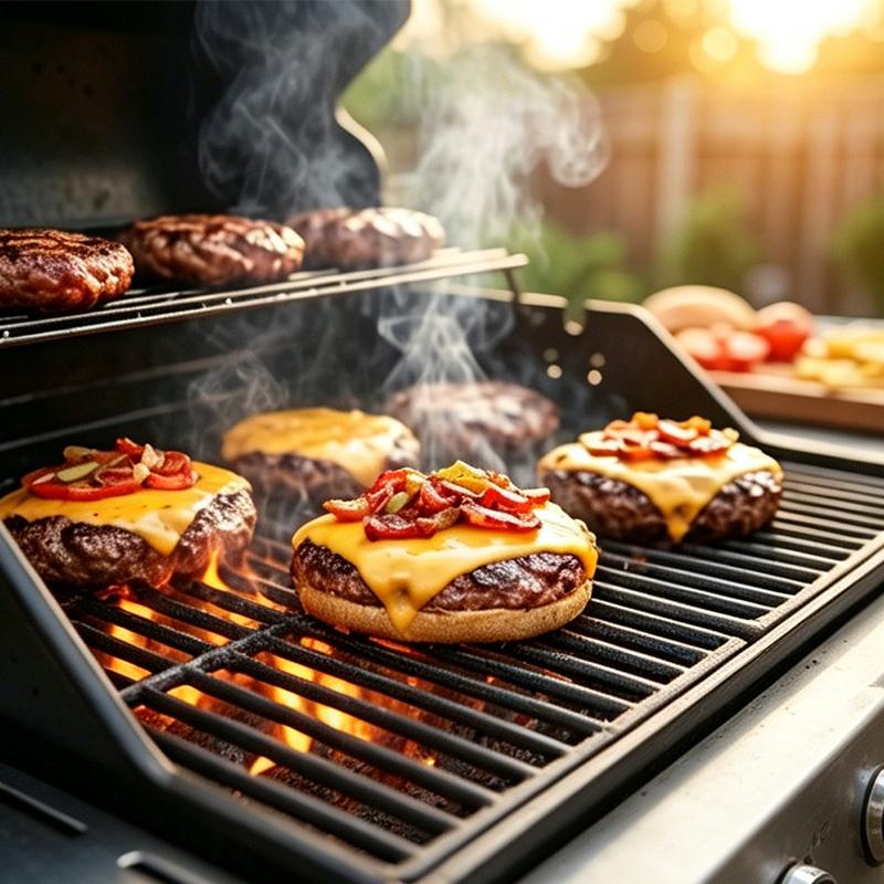 📢📢50% OFF !! ⏰Adjustable Porcelain Steel Grill Heat Plate