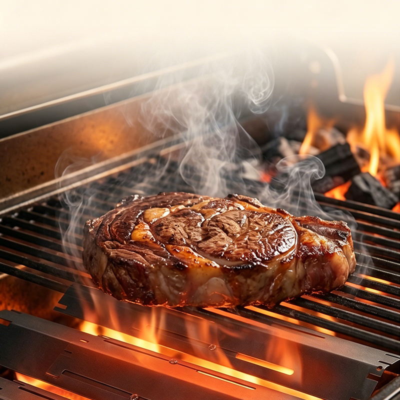📢📢50% OFF !! ⏰Adjustable Porcelain Steel Grill Heat Plate