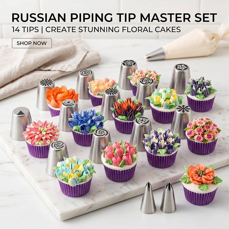 📢📢50% OFF !! ⏰Professional Flower Nozzle Decorating Set