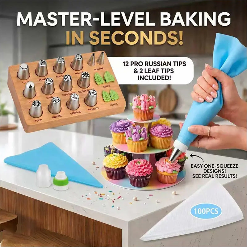 📢📢50% OFF !! ⏰Professional Flower Nozzle Decorating Set
