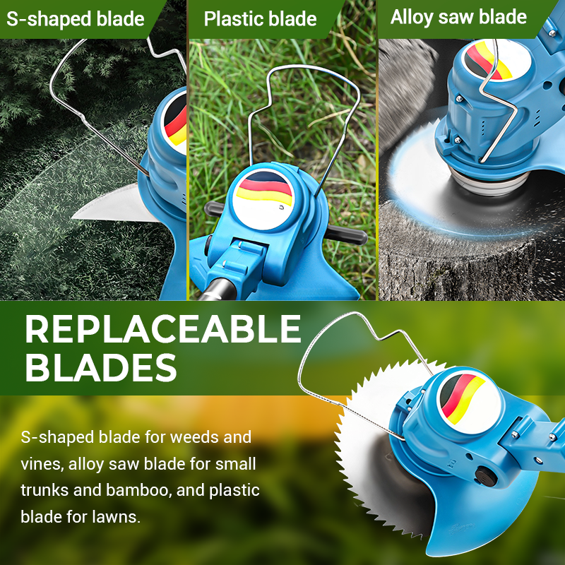 📢📢50% OFF !! ⏰Multifunction Cordless Grass Trimmer Kit