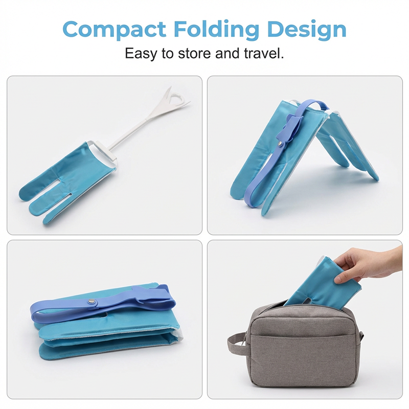 📢📢50% OFF !! ⏰No-Bend Easy-On Sock Aid with Pull Straps