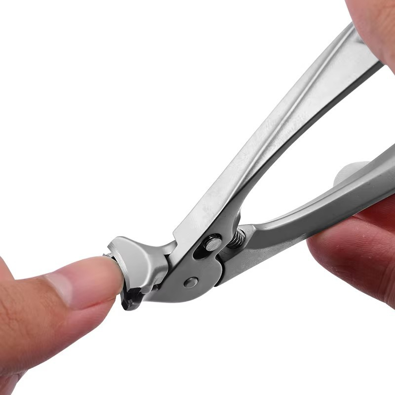 📢📢50% OFF !! ⏰Stainless Steel Curved Nail Clipper – Ergonomic & Easy for Seniors