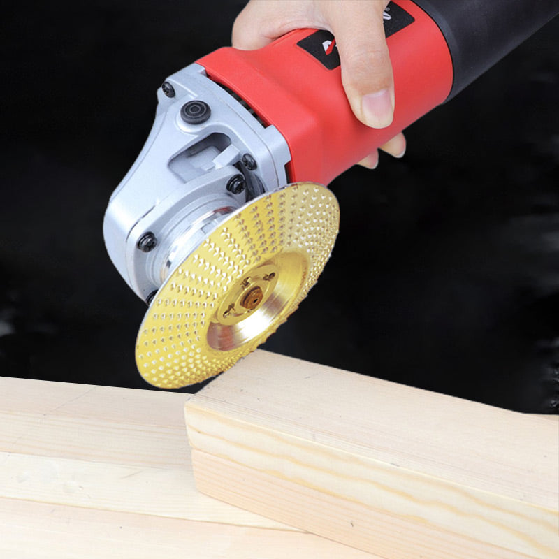 📢📢50% OFF !! ⏰Wood Angle Shaping Wheel – Fast-Cut, Sharp, Wear-Resistant, for Angle Grinder ✨