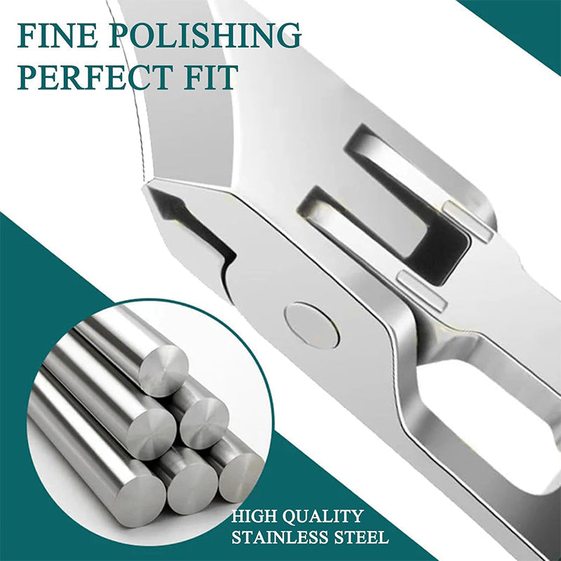 📢📢50% OFF !! ⏰Wide Jaw Opening Anti-Splash Slanted Nail Clipper