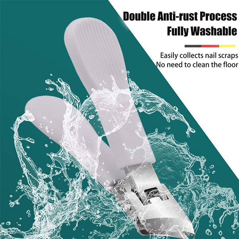 📢📢50% OFF !! ⏰Wide Jaw Opening Anti-Splash Slanted Nail Clipper