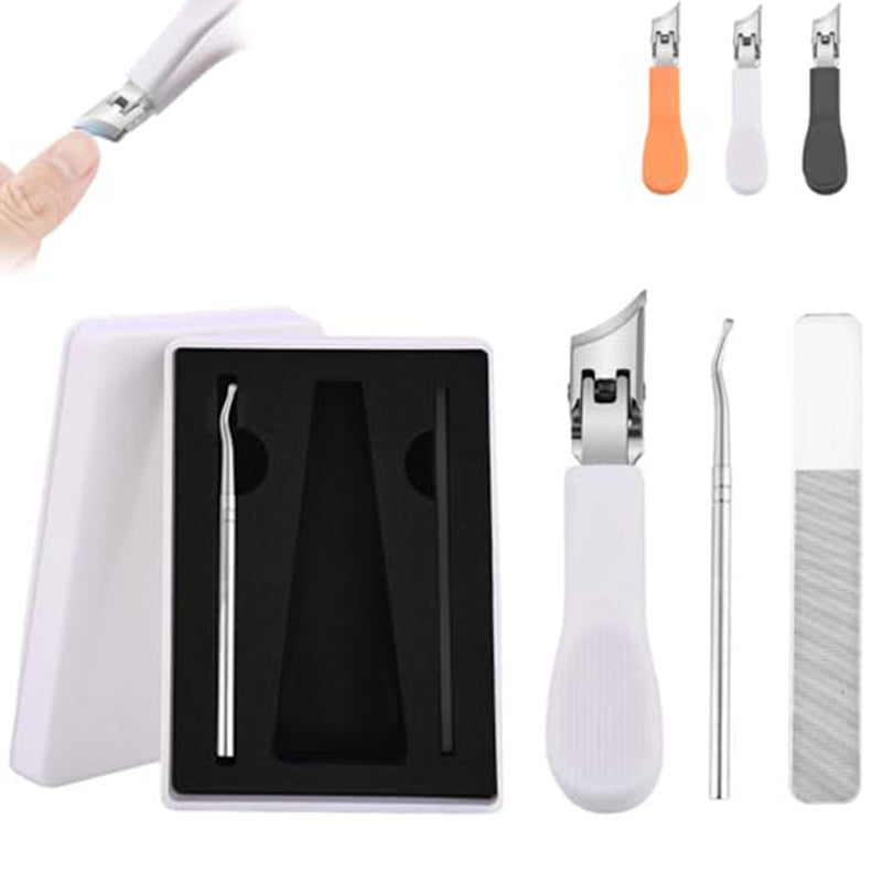 📢📢50% OFF !! ⏰Wide Jaw Opening Anti-Splash Slanted Nail Clipper