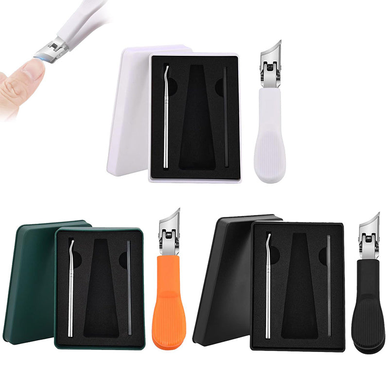 📢📢50% OFF !! ⏰Wide Jaw Opening Anti-Splash Slanted Nail Clipper