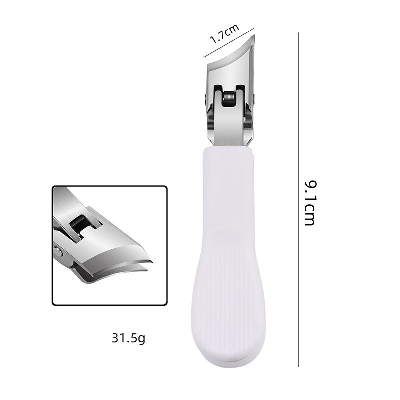 📢📢50% OFF !! ⏰Wide Jaw Opening Anti-Splash Slanted Nail Clipper