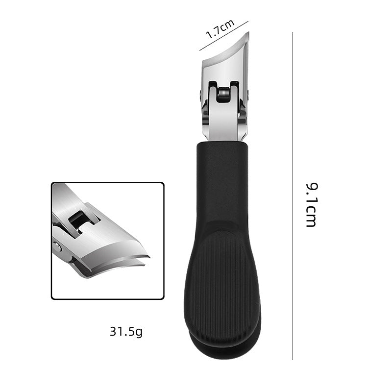 📢📢50% OFF !! ⏰Wide Jaw Opening Anti-Splash Slanted Nail Clipper