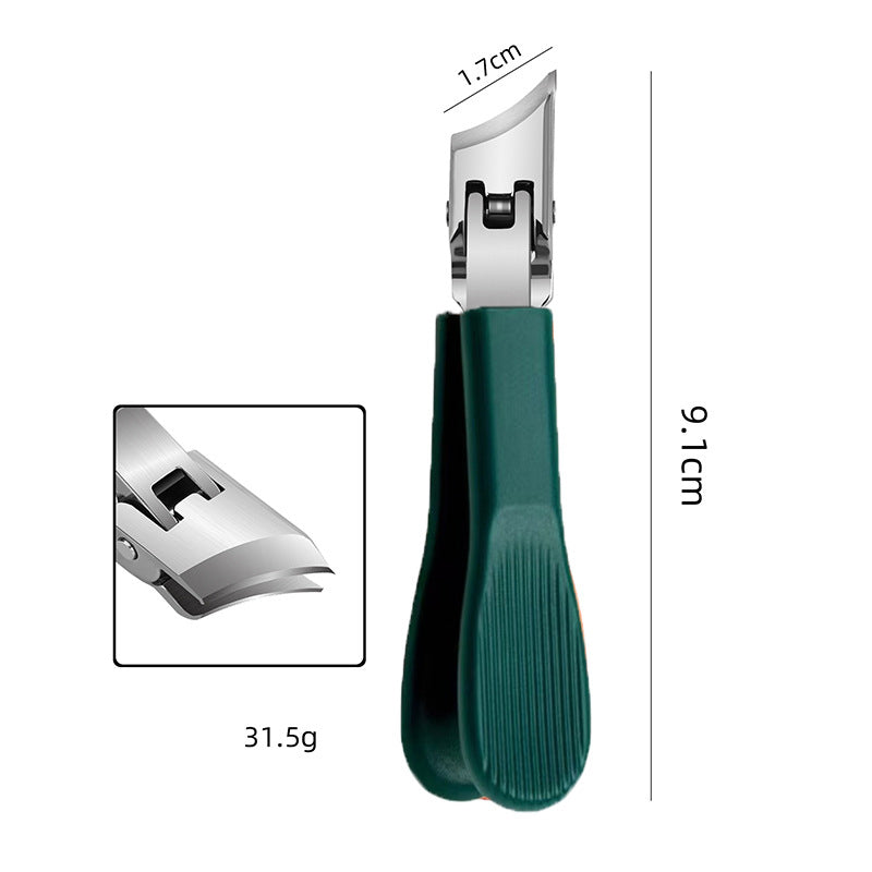 📢📢50% OFF !! ⏰Wide Jaw Opening Anti-Splash Slanted Nail Clipper