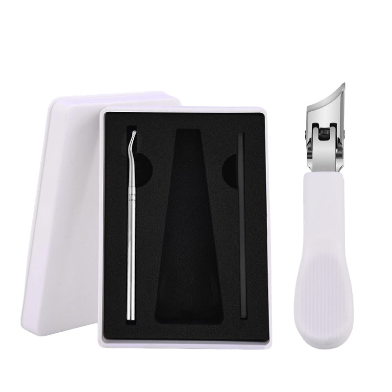 📢📢50% OFF !! ⏰Wide Jaw Opening Anti-Splash Slanted Nail Clipper