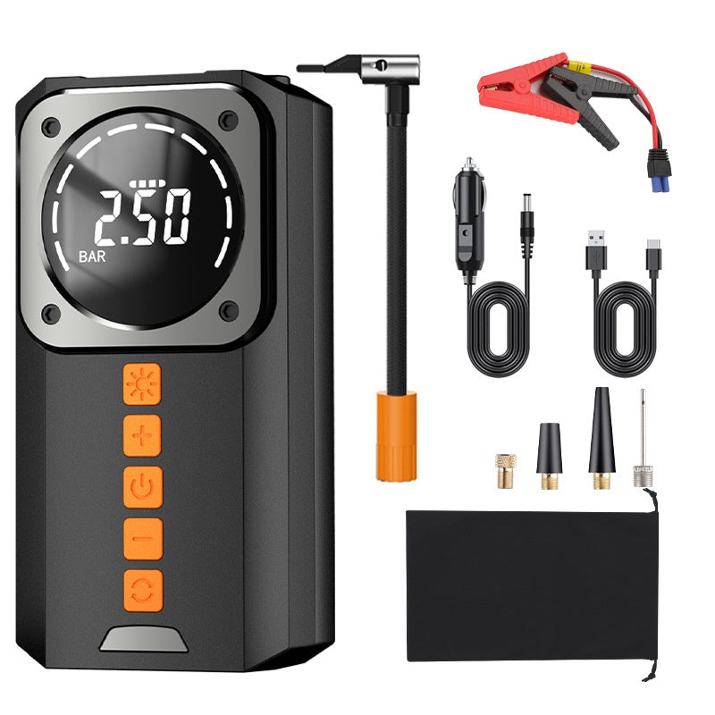 📢📢40% OFF !! ⏰Digital Display Air Compressor and Car Battery Booster