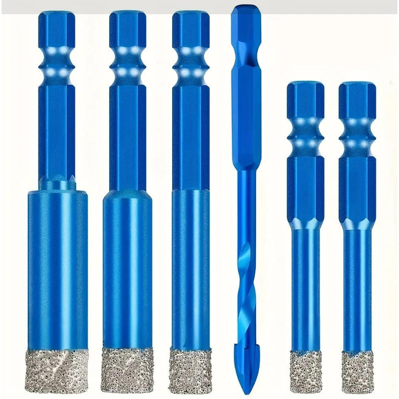📢📢50% OFF !! ⏰Diamond Drill Bit 6-Piece Set