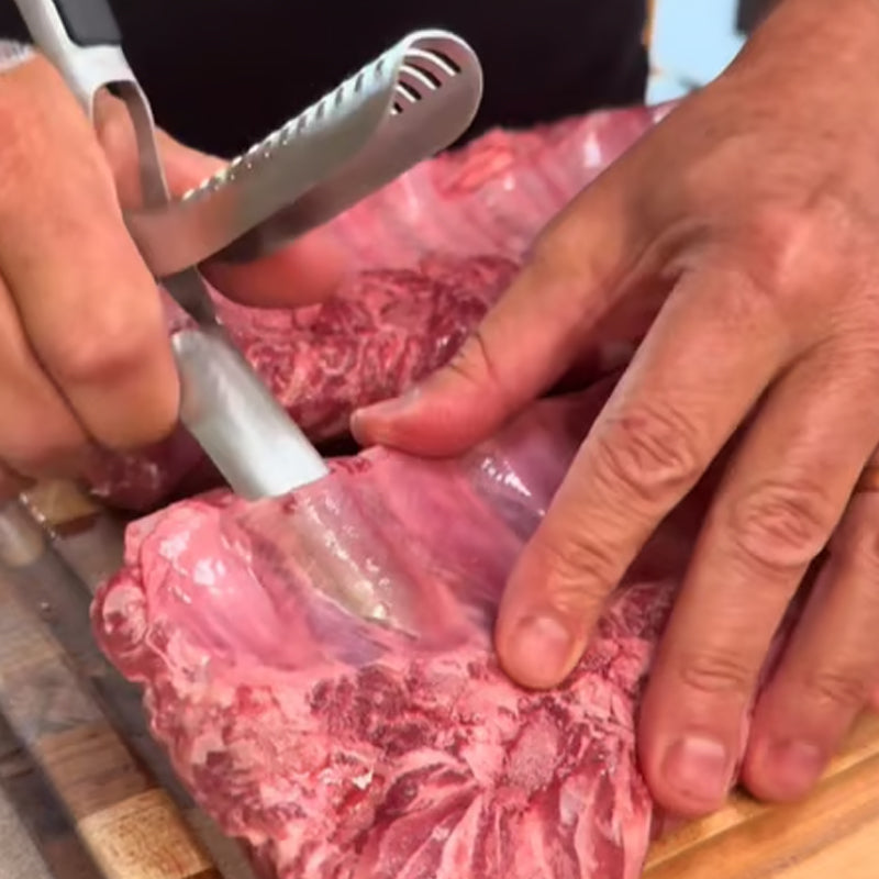 📢📢50% OFF !! ⏰Stainless Steel BBQ Rib Skinner