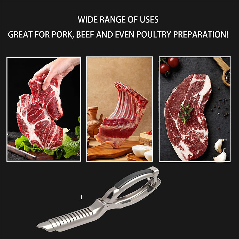 📢📢50% OFF !! ⏰Stainless Steel BBQ Rib Skinner