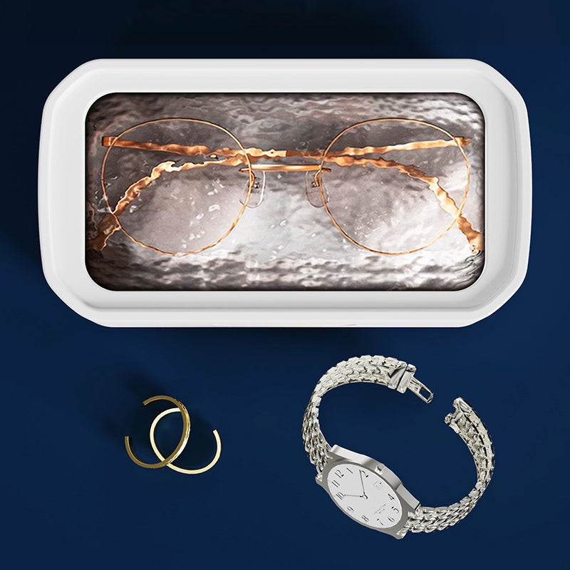 📢📢40% OFF !! ⏰650ml Ultrasonic Cleaner for Jewelry & Glasses