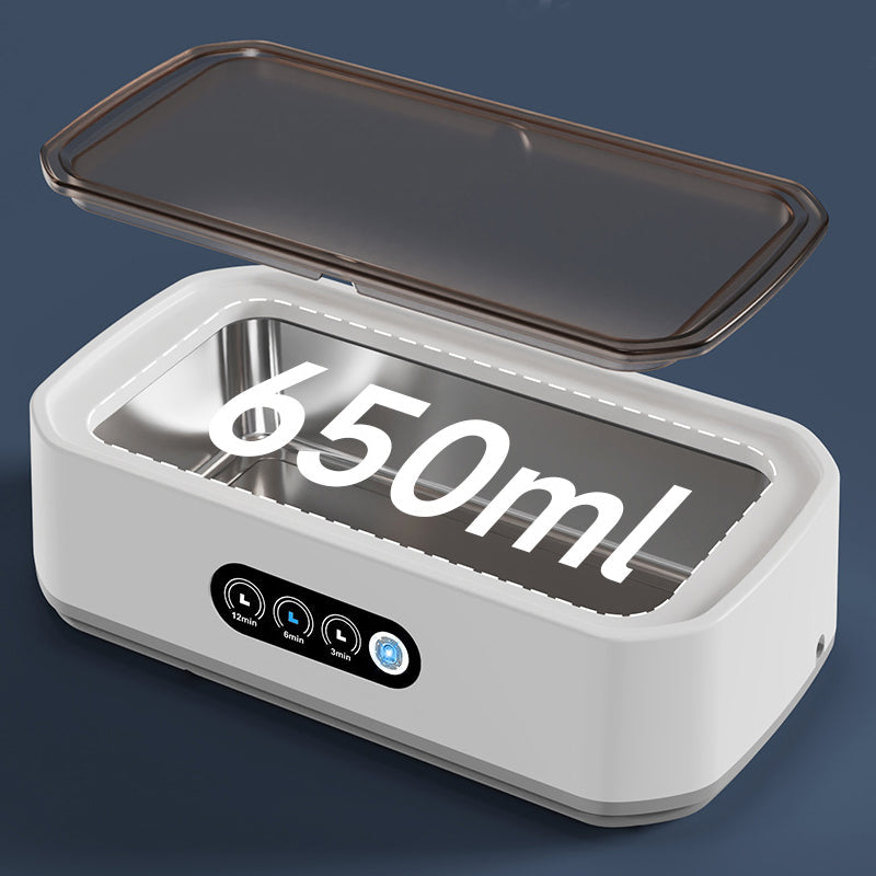 📢📢40% OFF !! ⏰650ml Ultrasonic Cleaner for Jewelry & Glasses