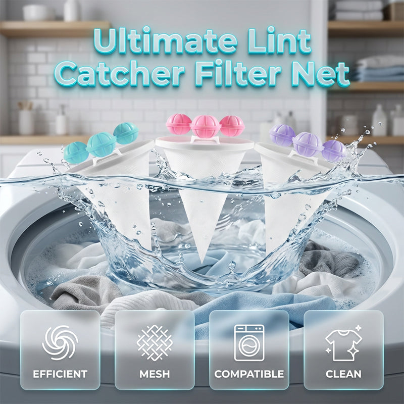 📢📢50% OFF !! ⏰Floating Washing Machine Lint Catcher