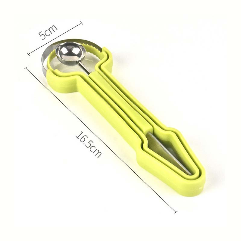 📢📢50% OFF !! ⏰3-in-1 Stainless Steel Melon Baller Scoop Tool Kit