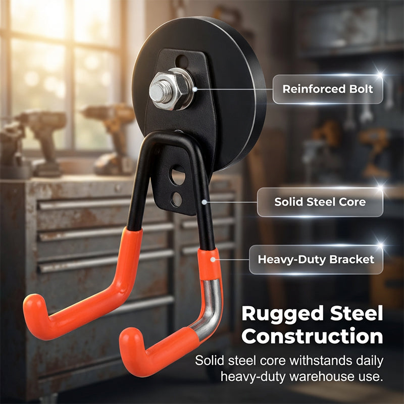 📢📢50% OFF !! ⏰Heavy-Duty Magnetic Double-Claw Hook