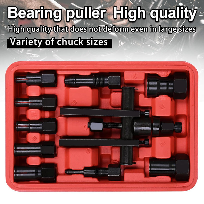 📢📢40% OFF !! ⏰10 PCS Motorcycle Bearing Puller Tool Kit