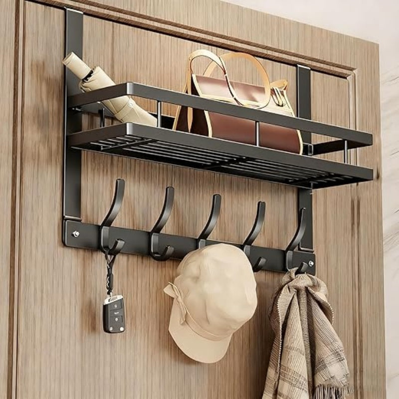 📢📢50% OFF !! ⏰Over The Door Hooks with Storage Basket