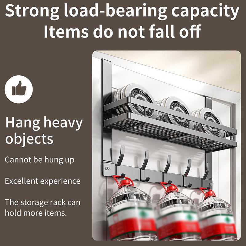 📢📢50% OFF !! ⏰Over The Door Hooks with Storage Basket