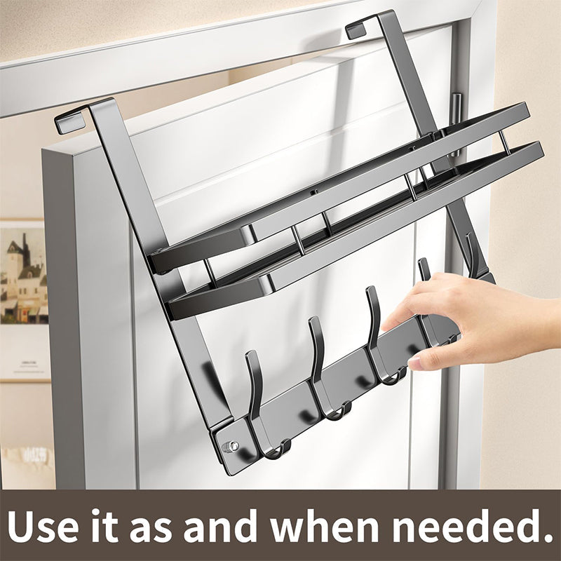 📢📢50% OFF !! ⏰Over The Door Hooks with Storage Basket