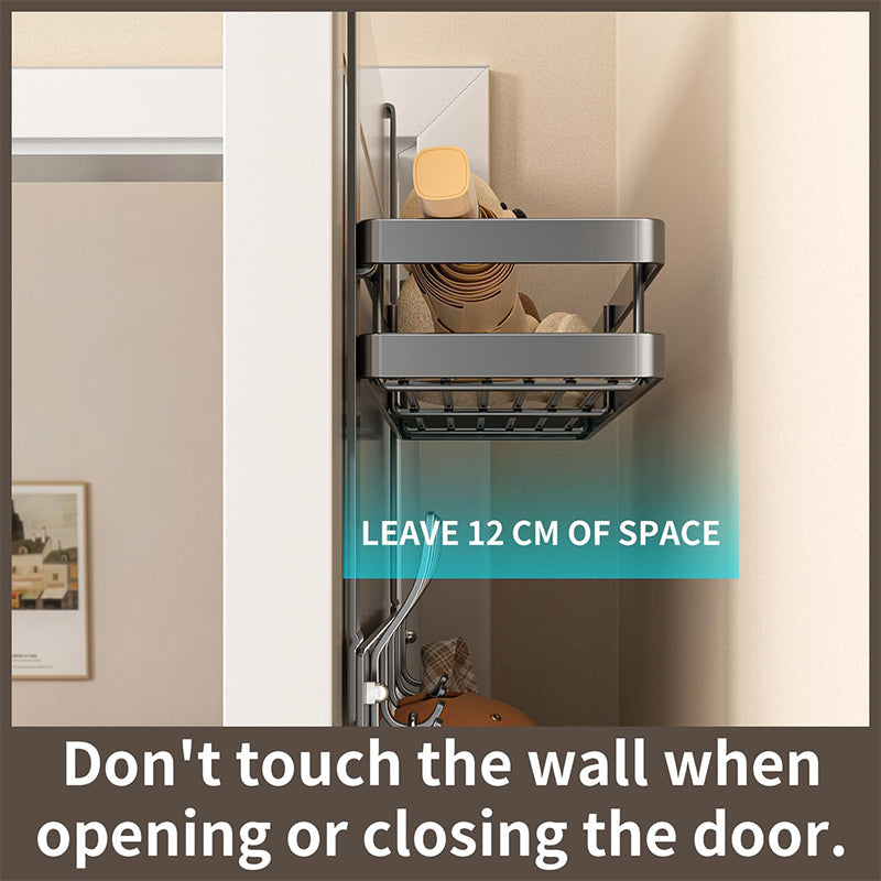 📢📢50% OFF !! ⏰Over The Door Hooks with Storage Basket