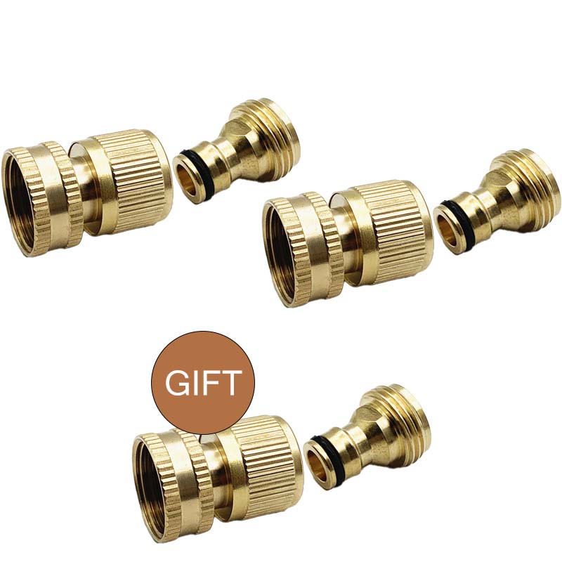 📢📢50% OFF !! ⏰3/4 Brass Quick Connect Fittings for Water Hose