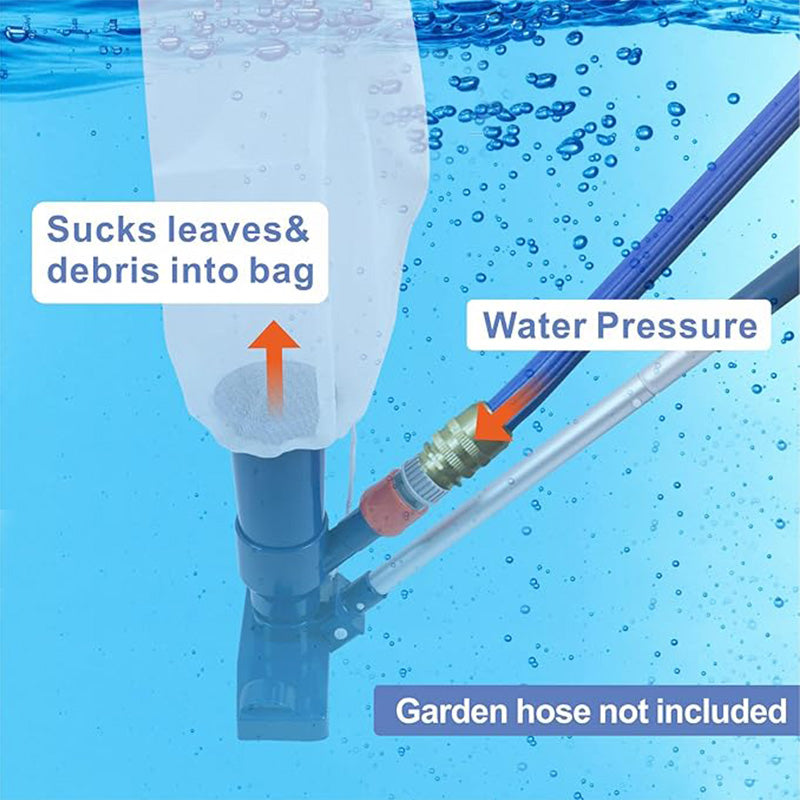 📢📢50% OFF !! ⏰Powerful Suction Pool Vacuum Jet Kit
