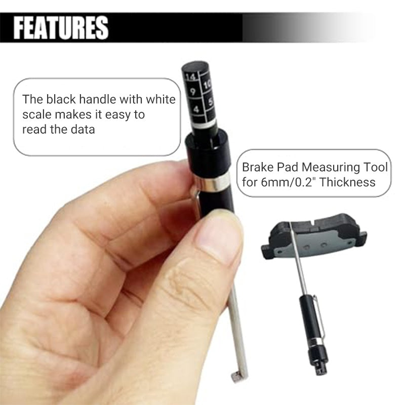 📢📢50% OFF !! ⏰Brake Pad Thickness Gauge