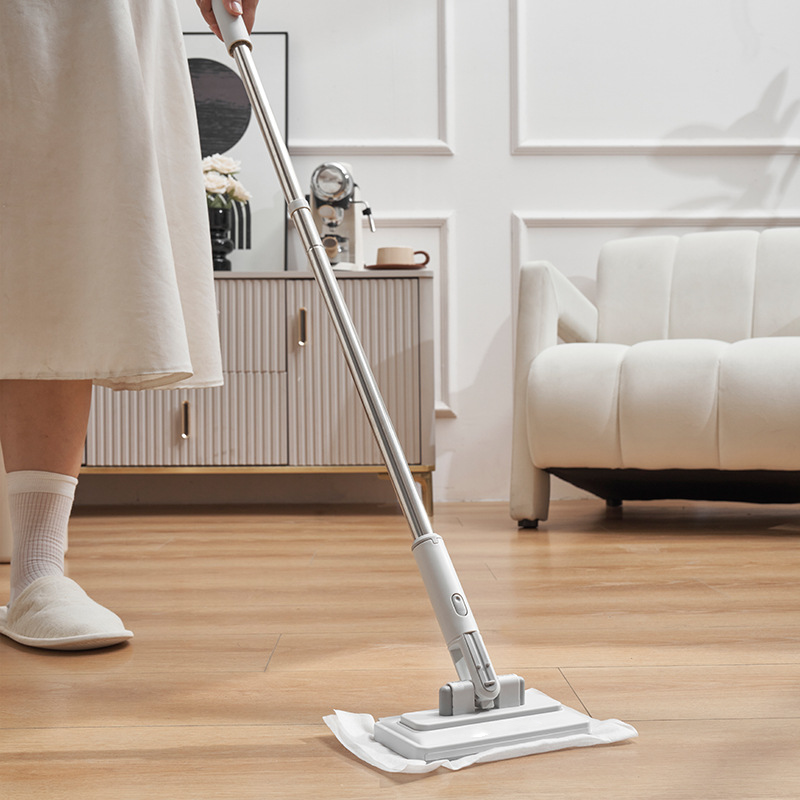 📢📢40% OFF !! ⏰Retractable Snap Grip Mini Flat Mop
