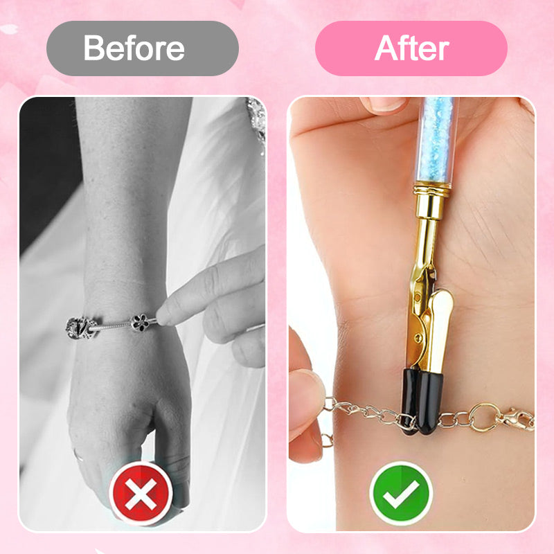 📢📢50% OFF !! ⏰Portable Bracelet Clasp Tool – Easy Jewelry Closing Helper