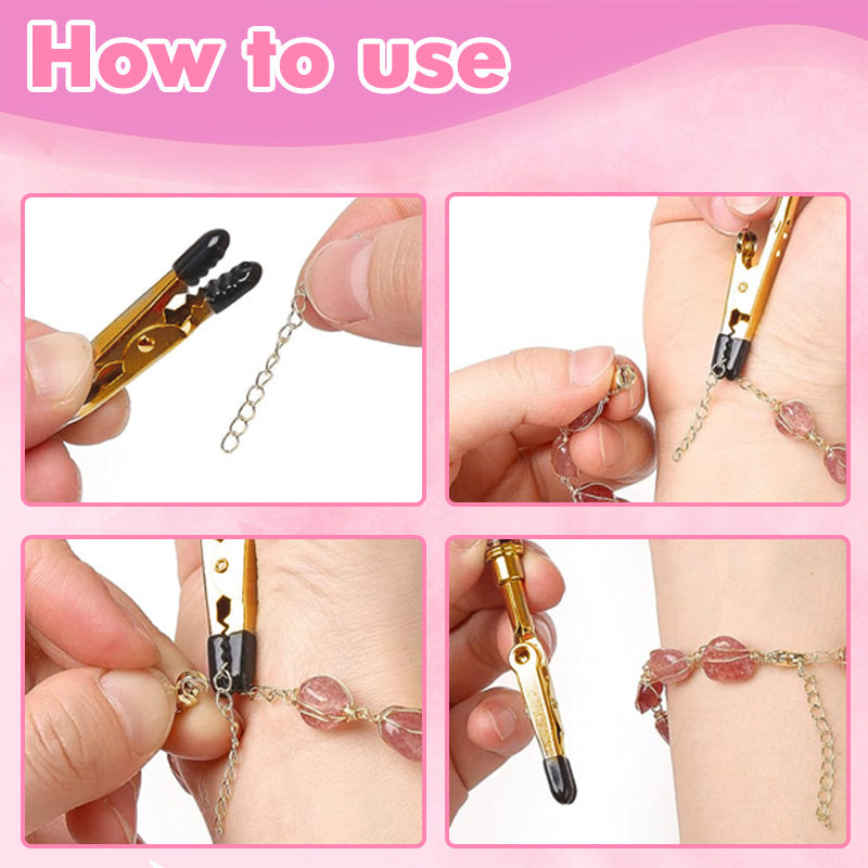 📢📢50% OFF !! ⏰Portable Bracelet Clasp Tool – Easy Jewelry Closing Helper