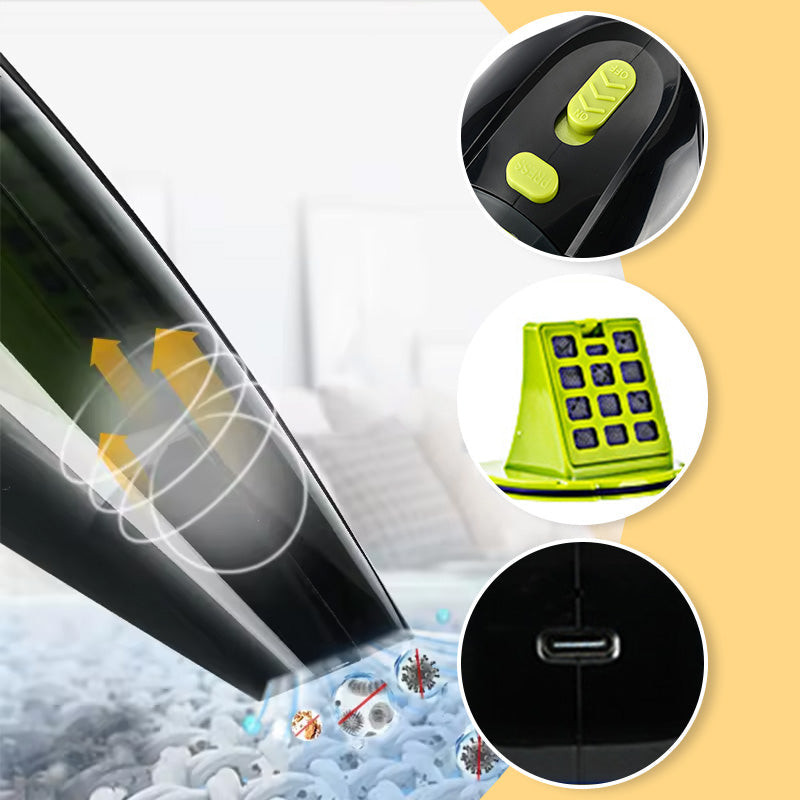 📢📢50% OFF !! ⏰Multifunctional Wireless Powerful Car Vacuum Cleaner